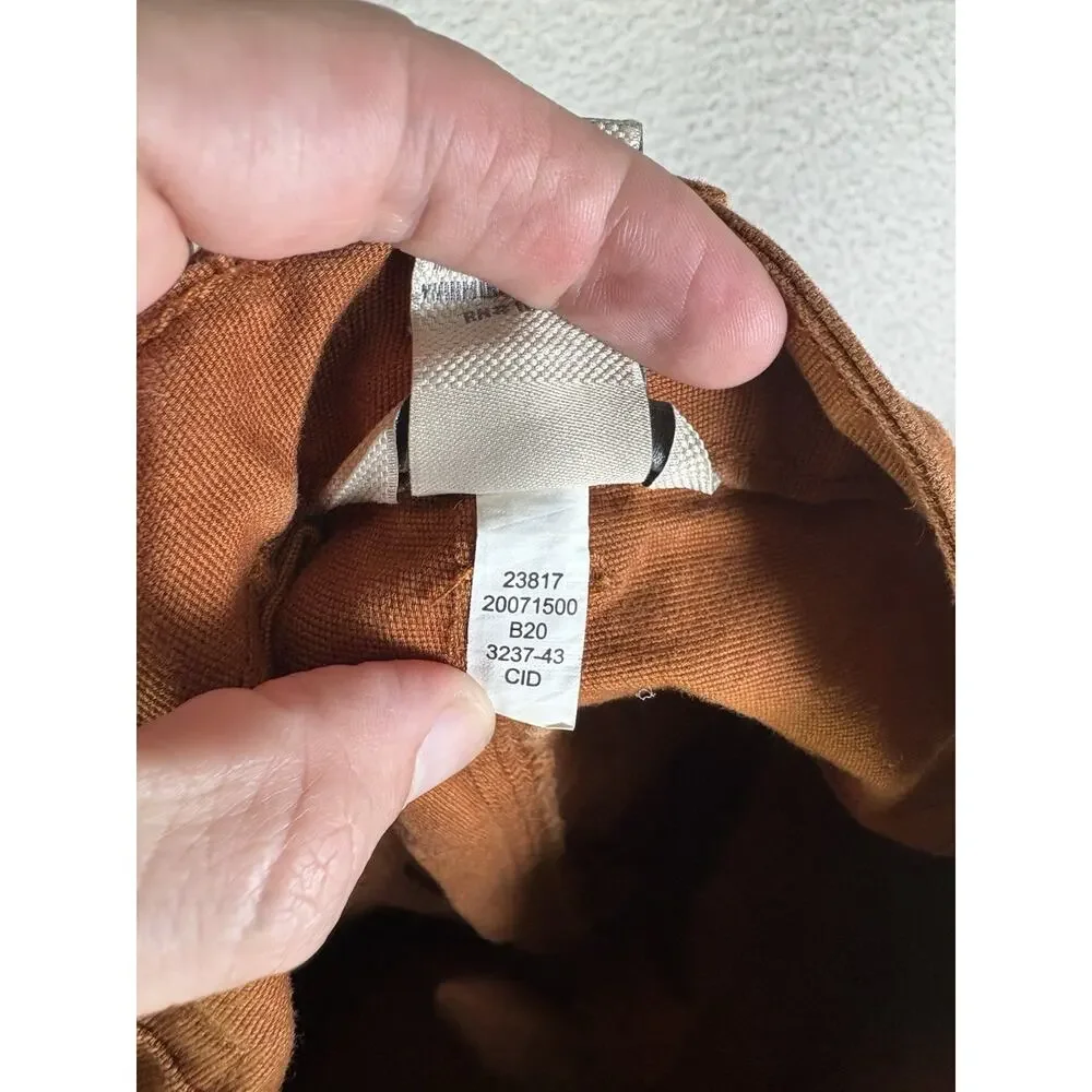 Duluth Flex Fire Hose Pants Womens 12 32x23 Burnt Orange Wide Leg Hiking Camping
